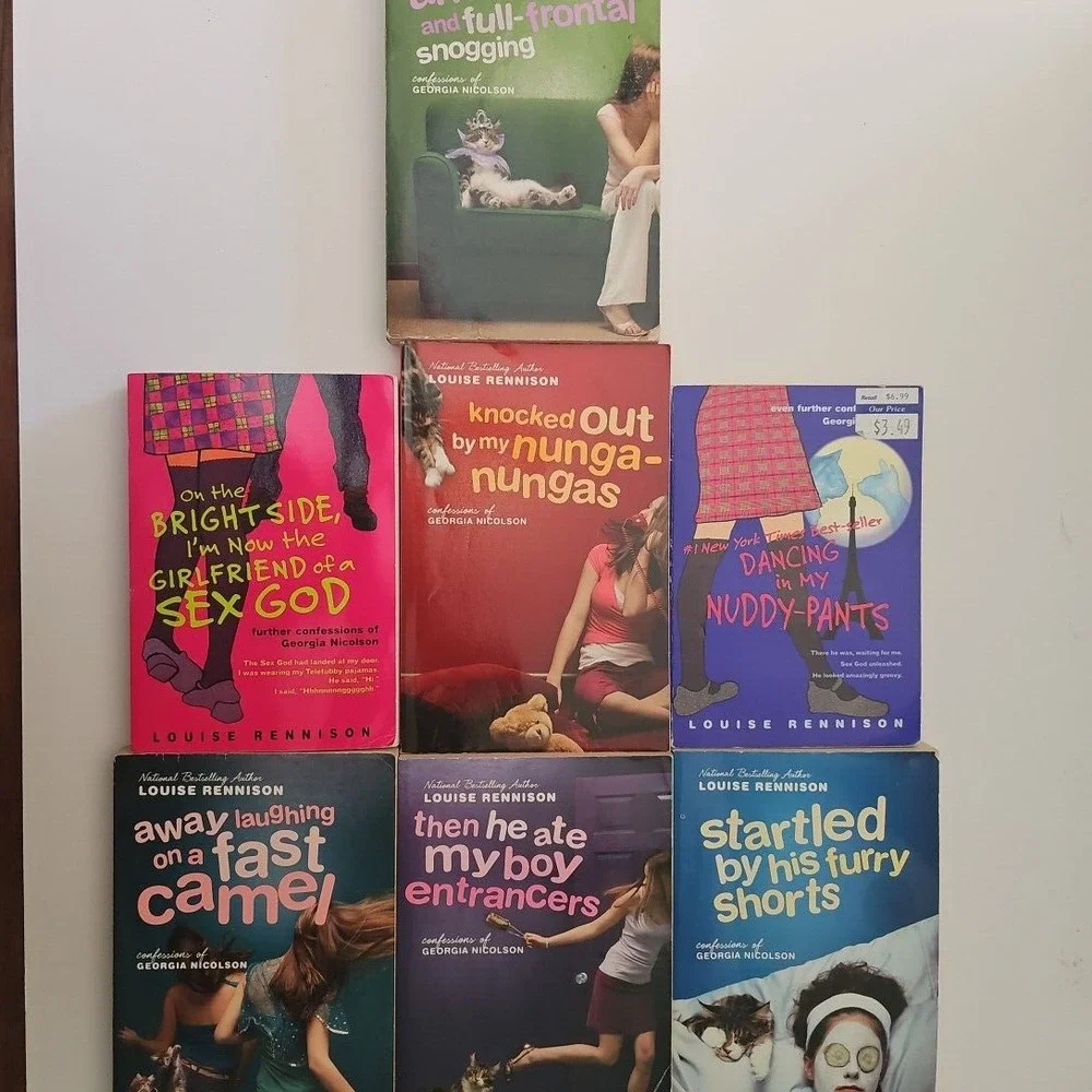 Confessions‎ of Georgia Nicolson Books 1-7 Lot - Louise Rennison YA Series